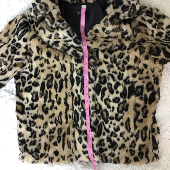 Jessica Simpson | Faux Fur Cheetah Jacket. M - Picture 2 of 7